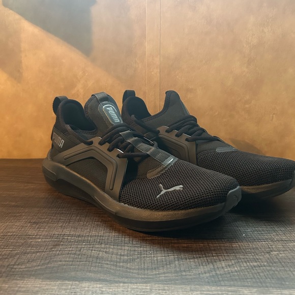 Puma Black Mesh Running Shoes - Picture 3 of 3